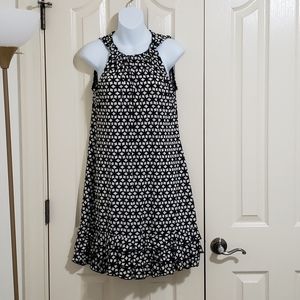 MSK Black & White Sleeveless Dress Size M